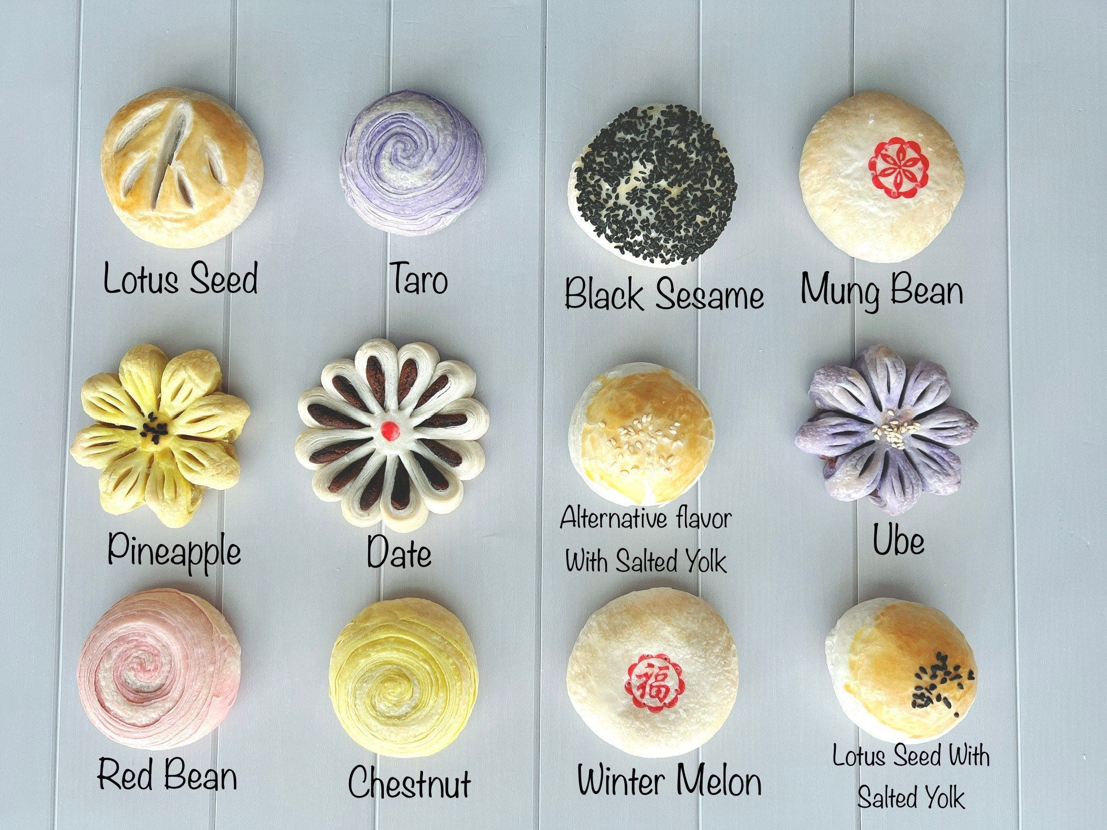 types of chinese pastries