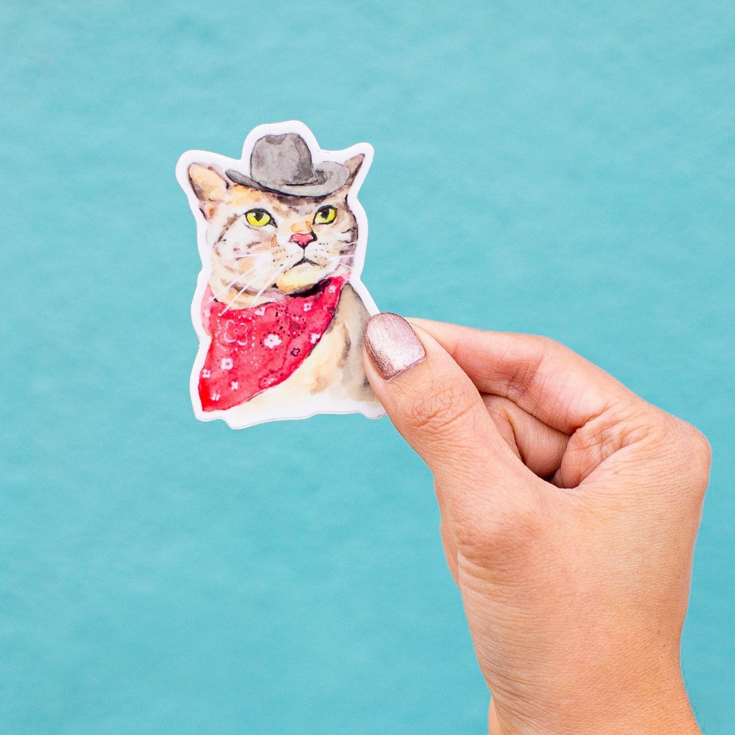 Sticker Funny Cat