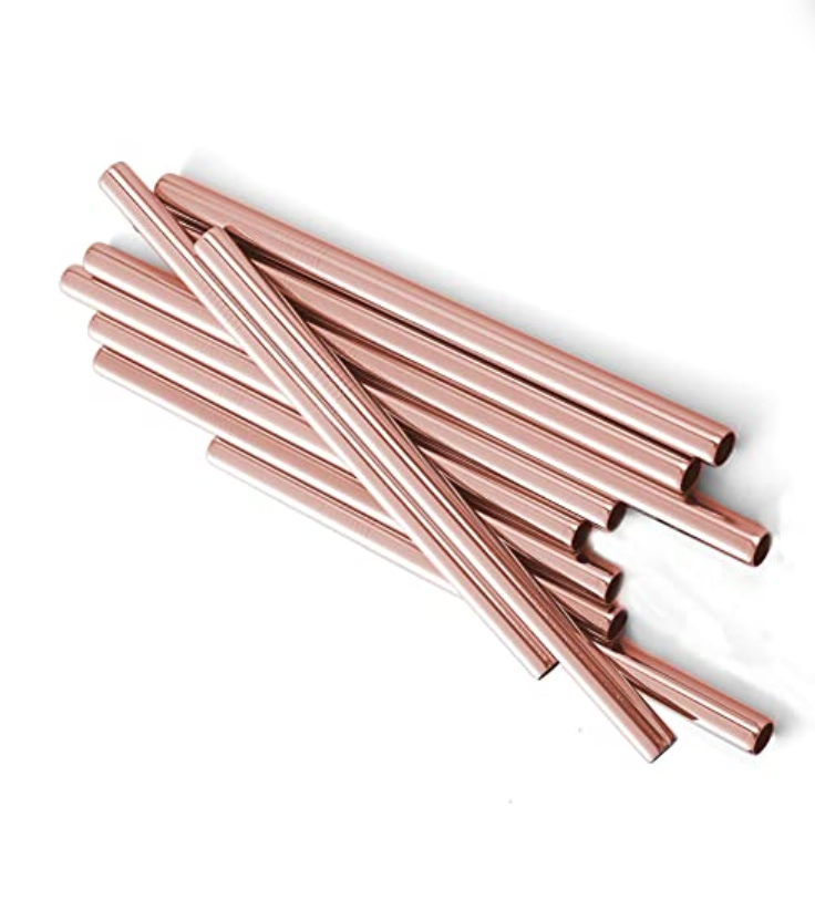 Stainless Steel Colored Boba Straws