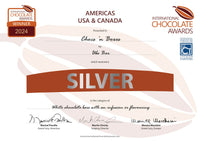 Ube Milk Chocolate Bar Certificate Award