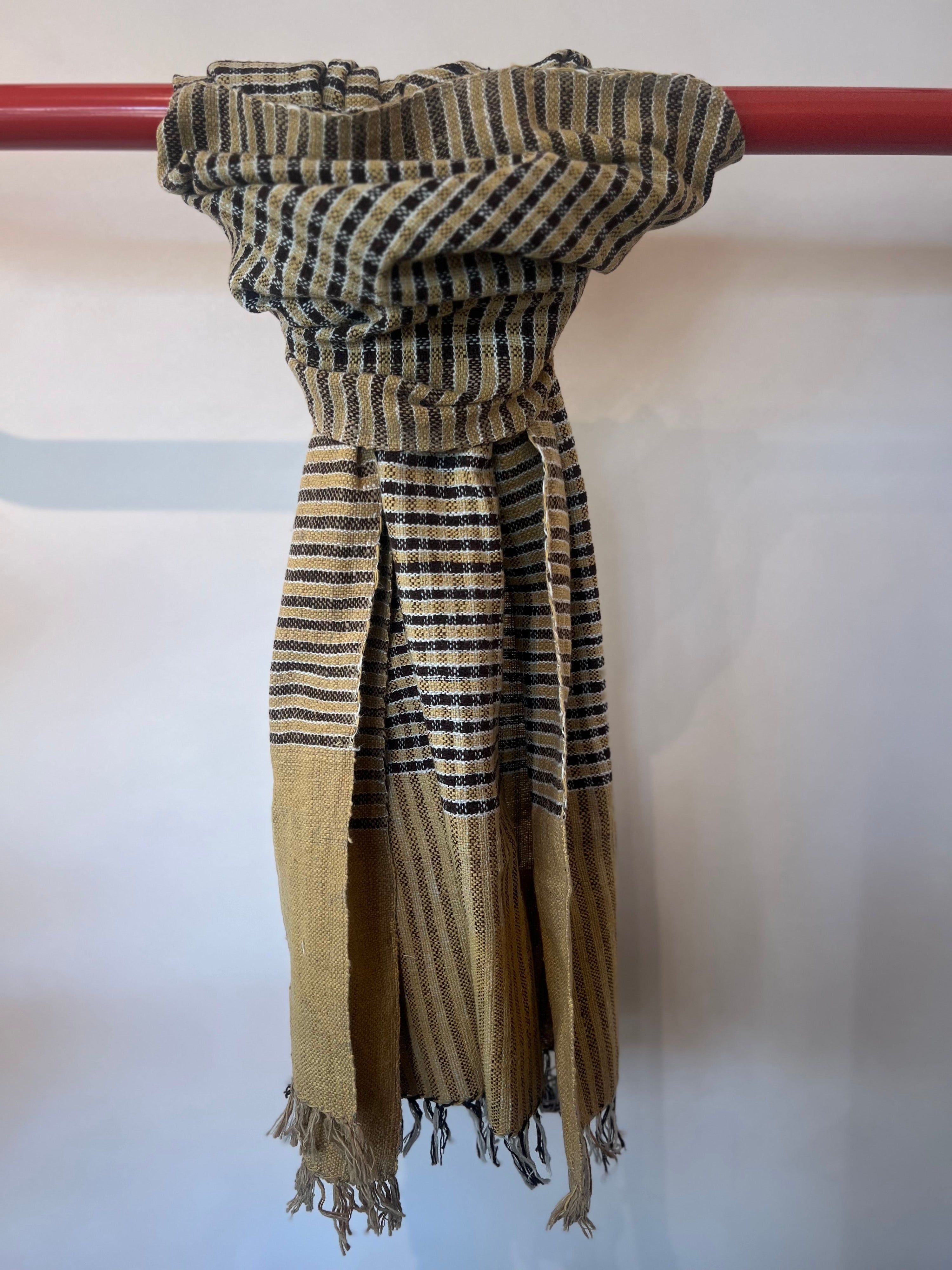 Una Hand-spun + Handwoven Scarf