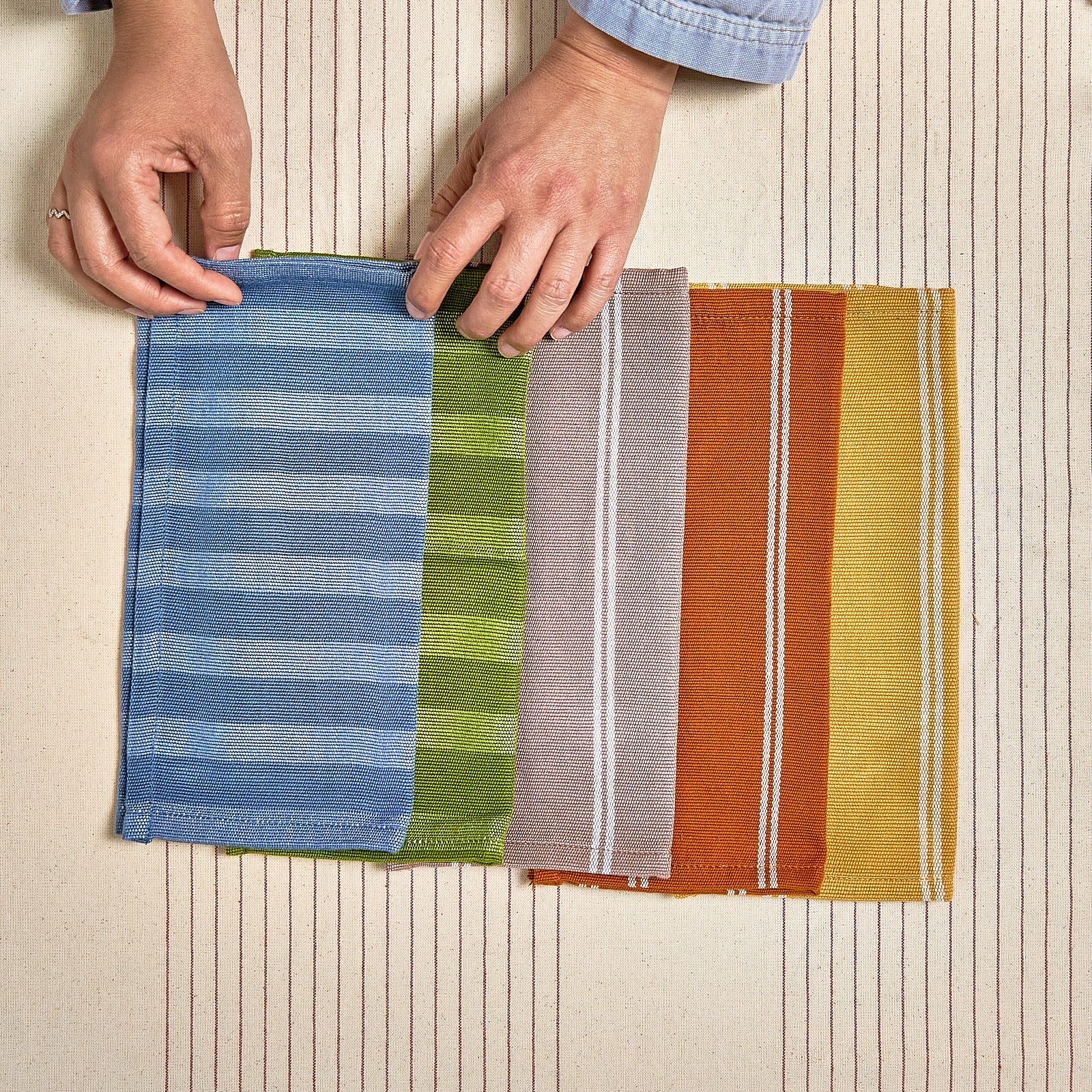 Lek Double Stripe Napkin Set