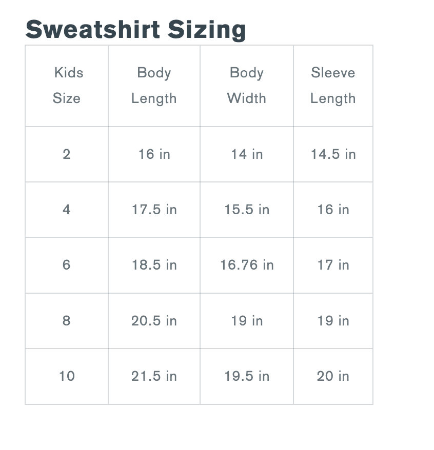 SIZING-SWEATSHIRT