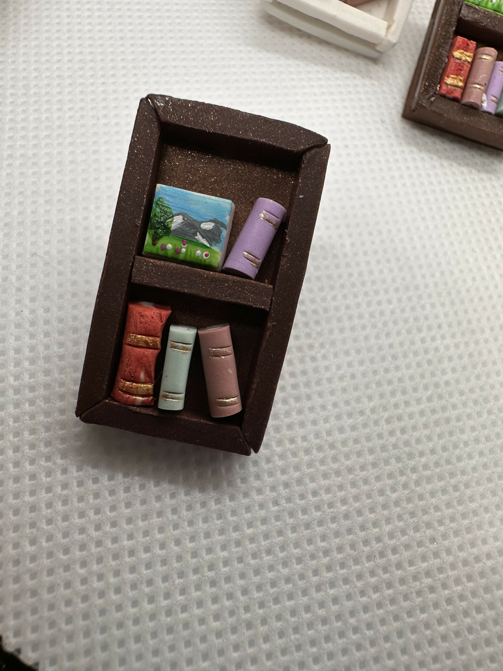 Handmade Bookcase Pin