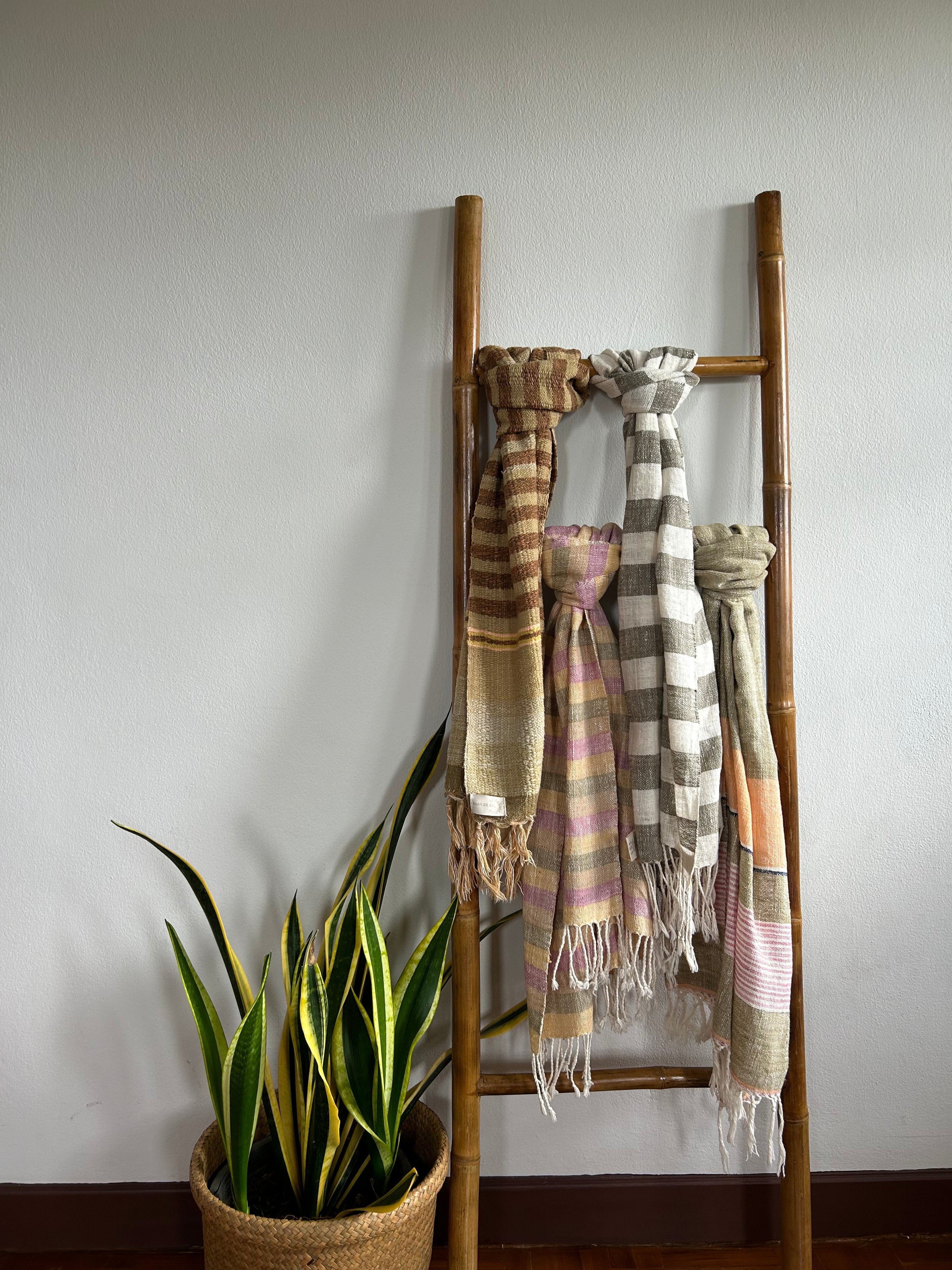 Una Hand-spun + Handwoven Scarf