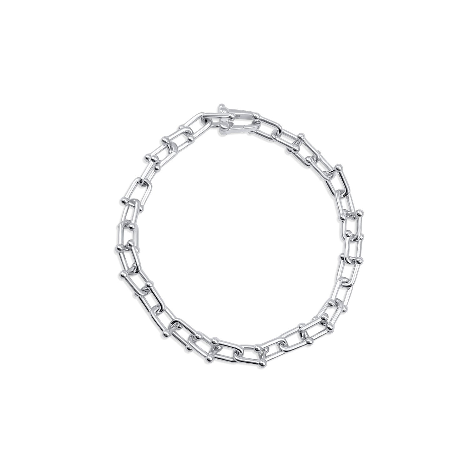 Hardware Bar Link Chain Bracelet