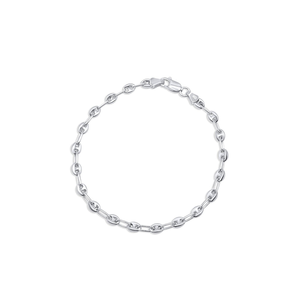 Puffed Mariner Chain Bracelet