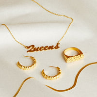 Script Nameplate Necklace-nunchi