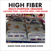 Ellenka Fiber Creme Multi Purpose Creamer High Fiber Lactose Free Gluten Free Low Sugar Non Dairy Creamer Non GMO 100g