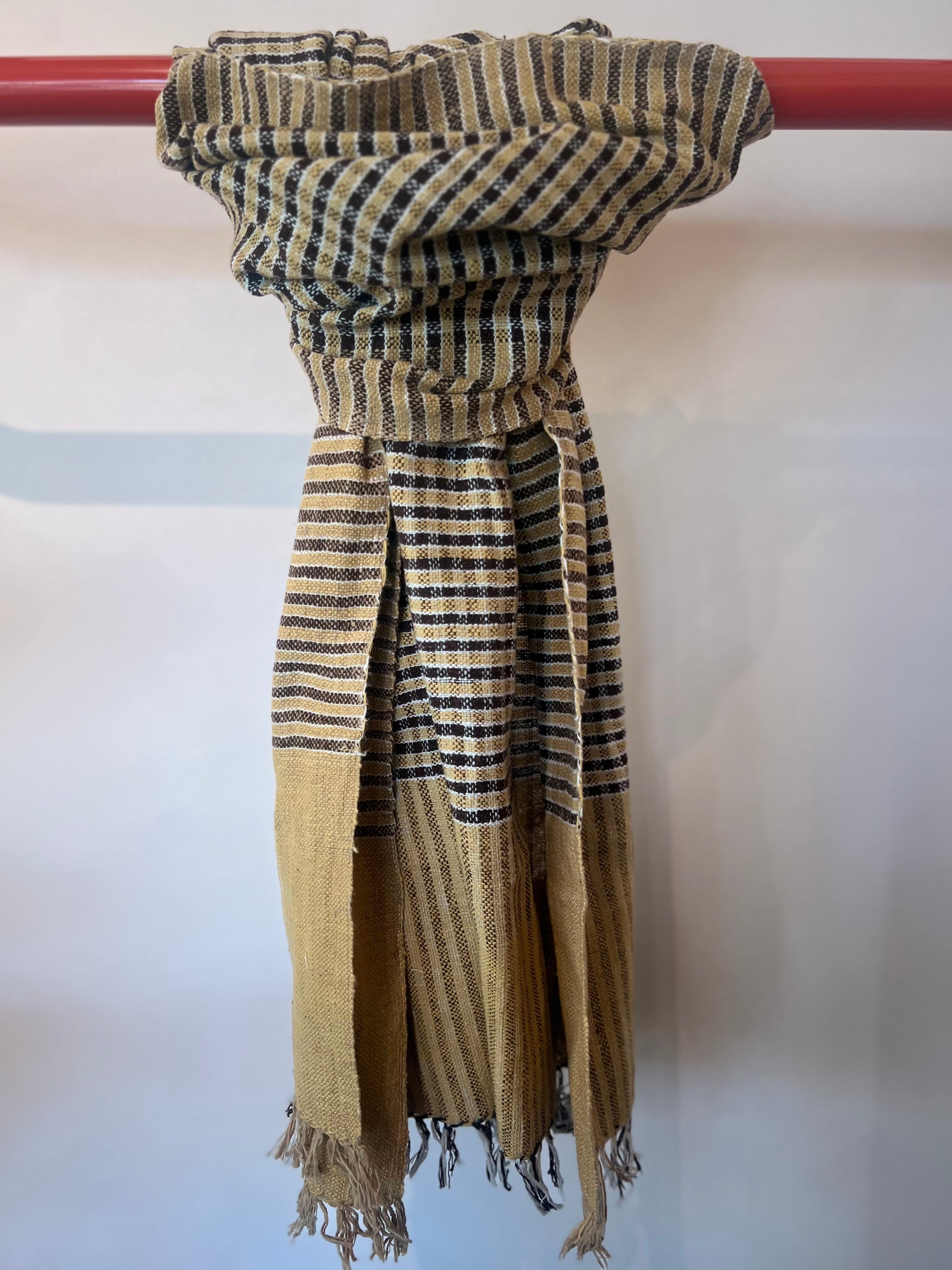 Una Hand-spun + Handwoven Scarf