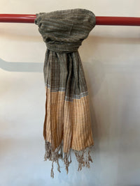 Una Hand-spun + Handwoven Scarf