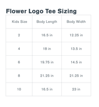 KIDS FLOWER LOGO TEE- PINK