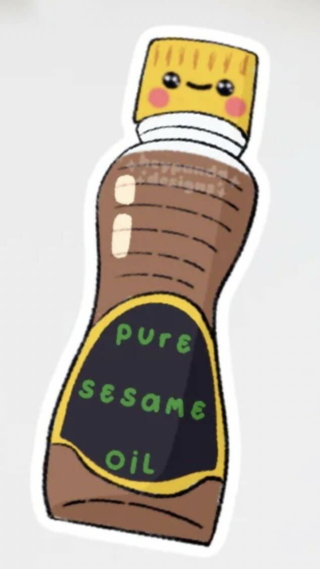 SESAME OIL STICKER