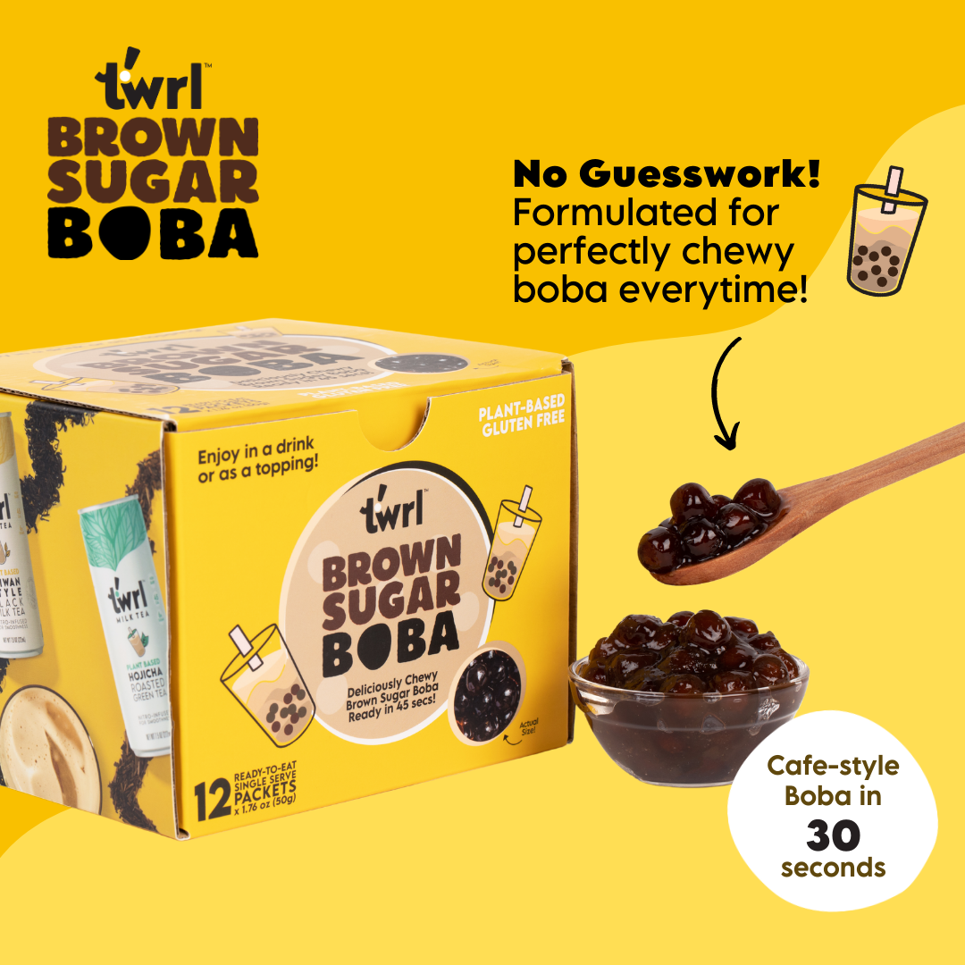 Twrl Milk Tea: Brown Sugar Boba 12-Pack