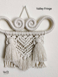 Valley Fringe SPIRIT LOCK (Phiaj) Macrame Wall Hangings (MTO)