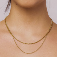 20" Flat Curb Chain Necklace