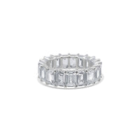 5 Baguette Eternity Band Ring