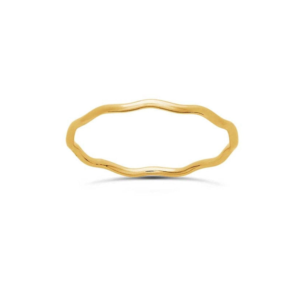 5 Dainty Wavy Ring