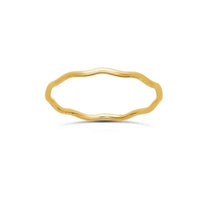 5 Dainty Wavy Ring