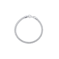 6" Diamond Cut Ice Chain Bracelet