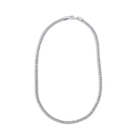 Diamond Cut Ice Chain Necklace