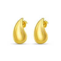 Gold Plated Teardrop Earrings