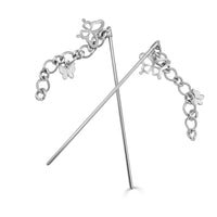 Silver Butterfly Chain Link Chopsticks