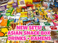 Priority Ship- 80 Pieces Specialty Asian Snacks Ramen Noodles & Drink Bulk Variety Surprise Snack Box Samplers