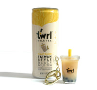 Twrl Boba Milk Tea Keychain - Classic Milk Tea