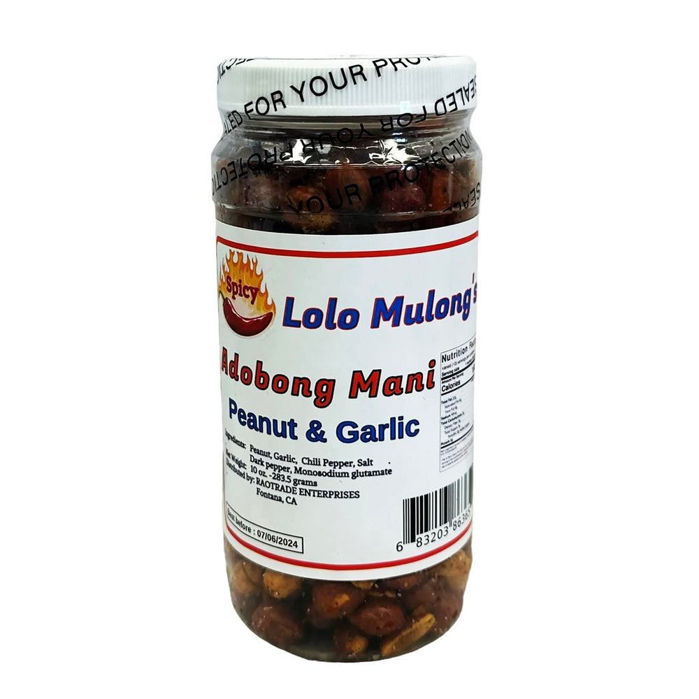 Lolo Mulong's Spicy Adobong Mani - Peanut & Garlic