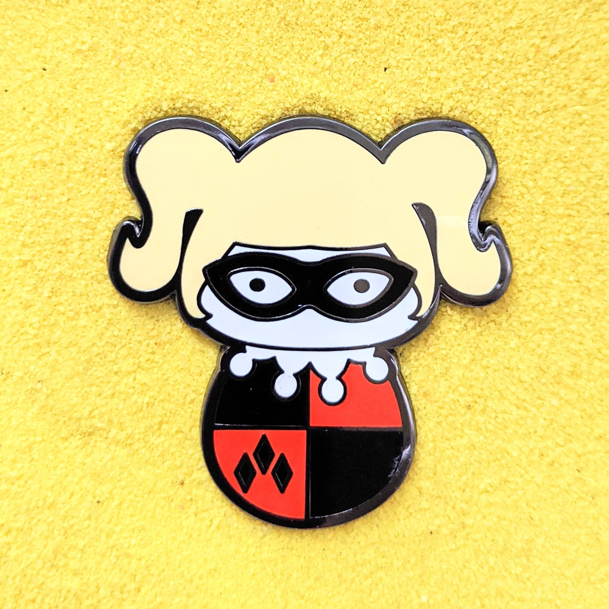 HarleyQuinn- 1.5" Enamel Pin Lapel Metal Badge