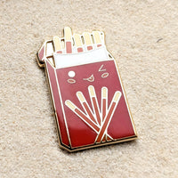 Pocky Chocolate Biscuit Cookie Candy - 1.5" Enamel Pin Lapel Metal Badge