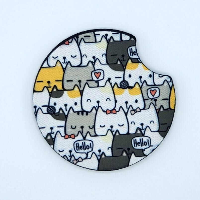 Cat Crowd Car Coaster