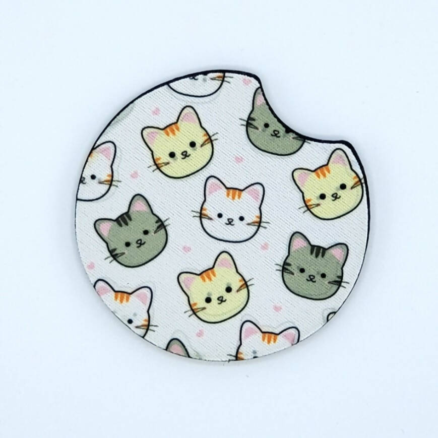 Cat Kawaii Car Coaster