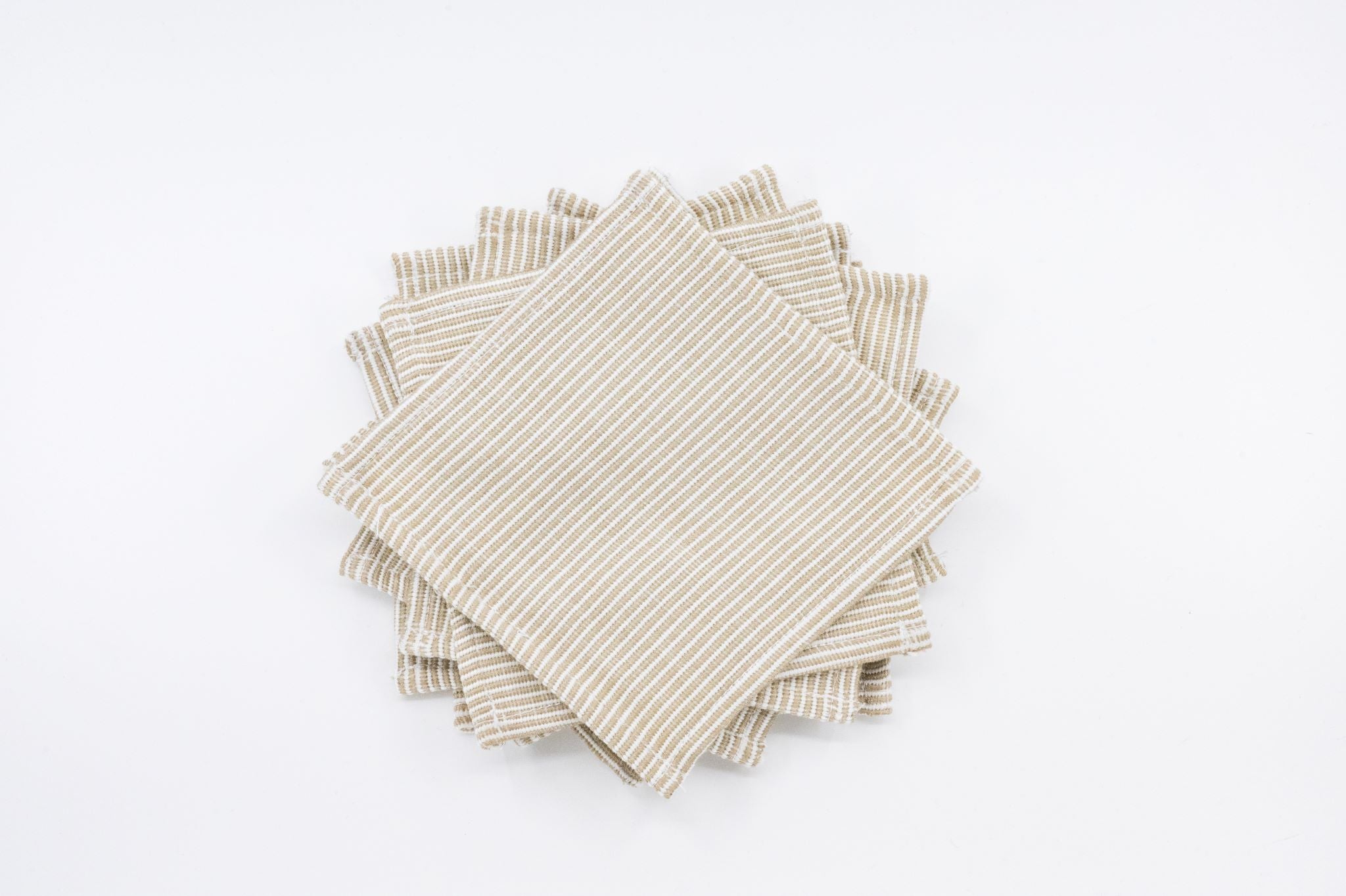 Tan & Cream / 100% Cotton Noi Coaster Set (4)