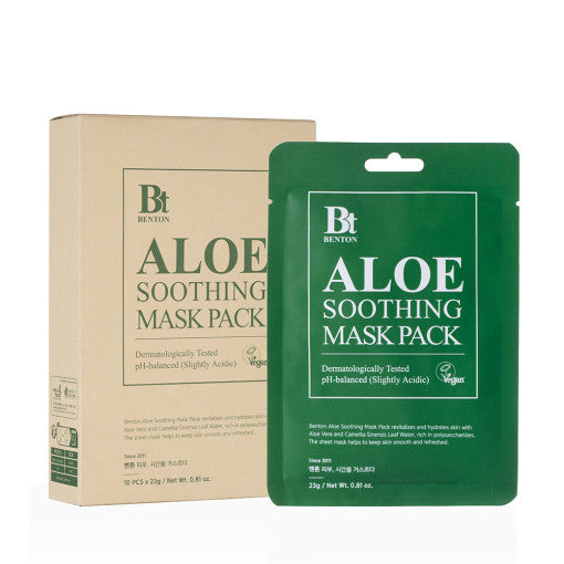 Benton Aloe Soothing Sheet Mask 10-pack