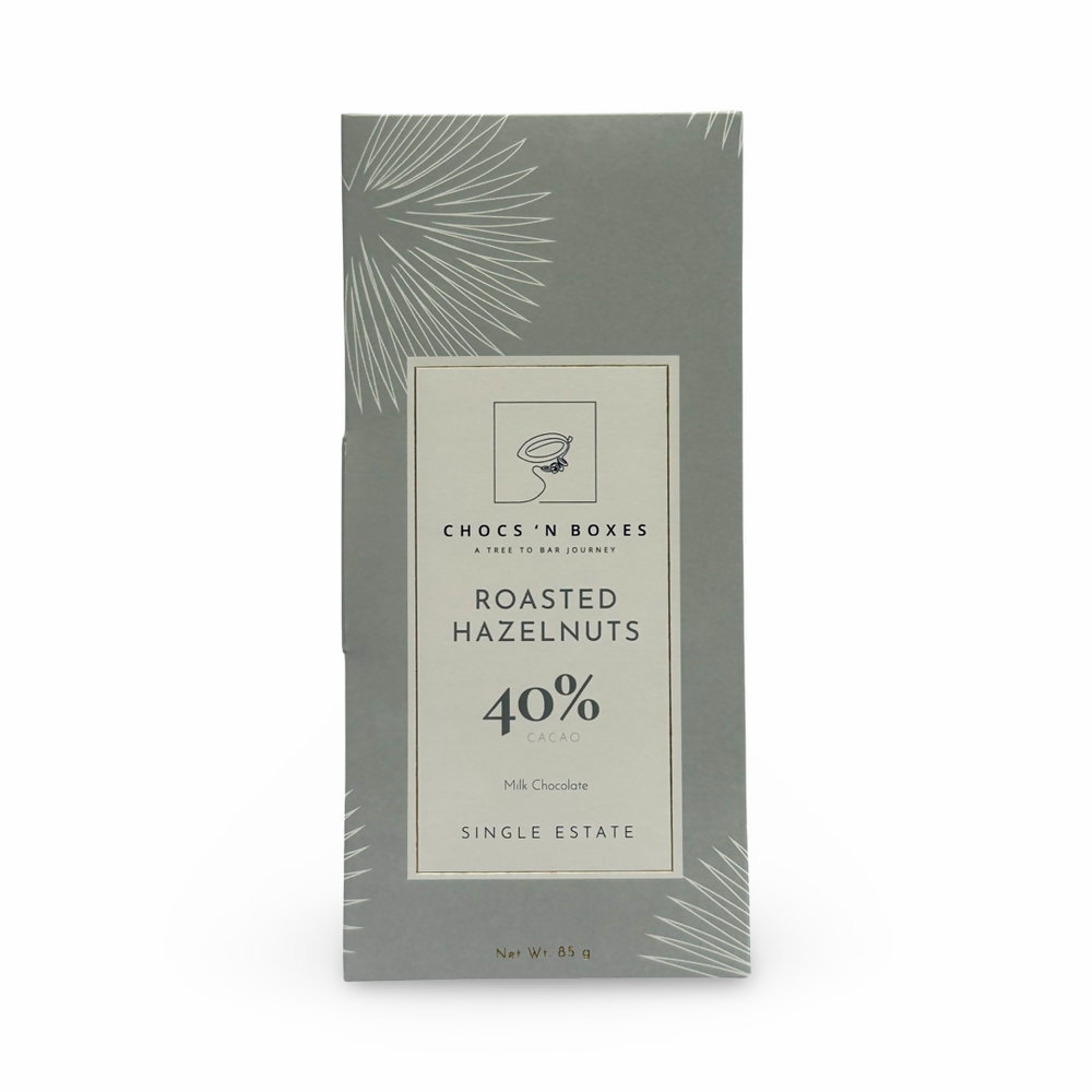 Milk Chocolate with Crushed Hazelnut [85g]