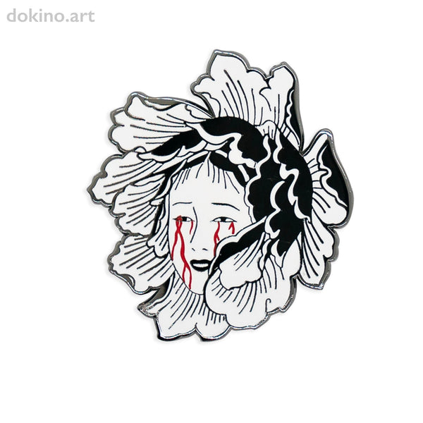 MIRROR - Japanese Tattoo Pin - Limited Edition Collaboration Monica Mo
