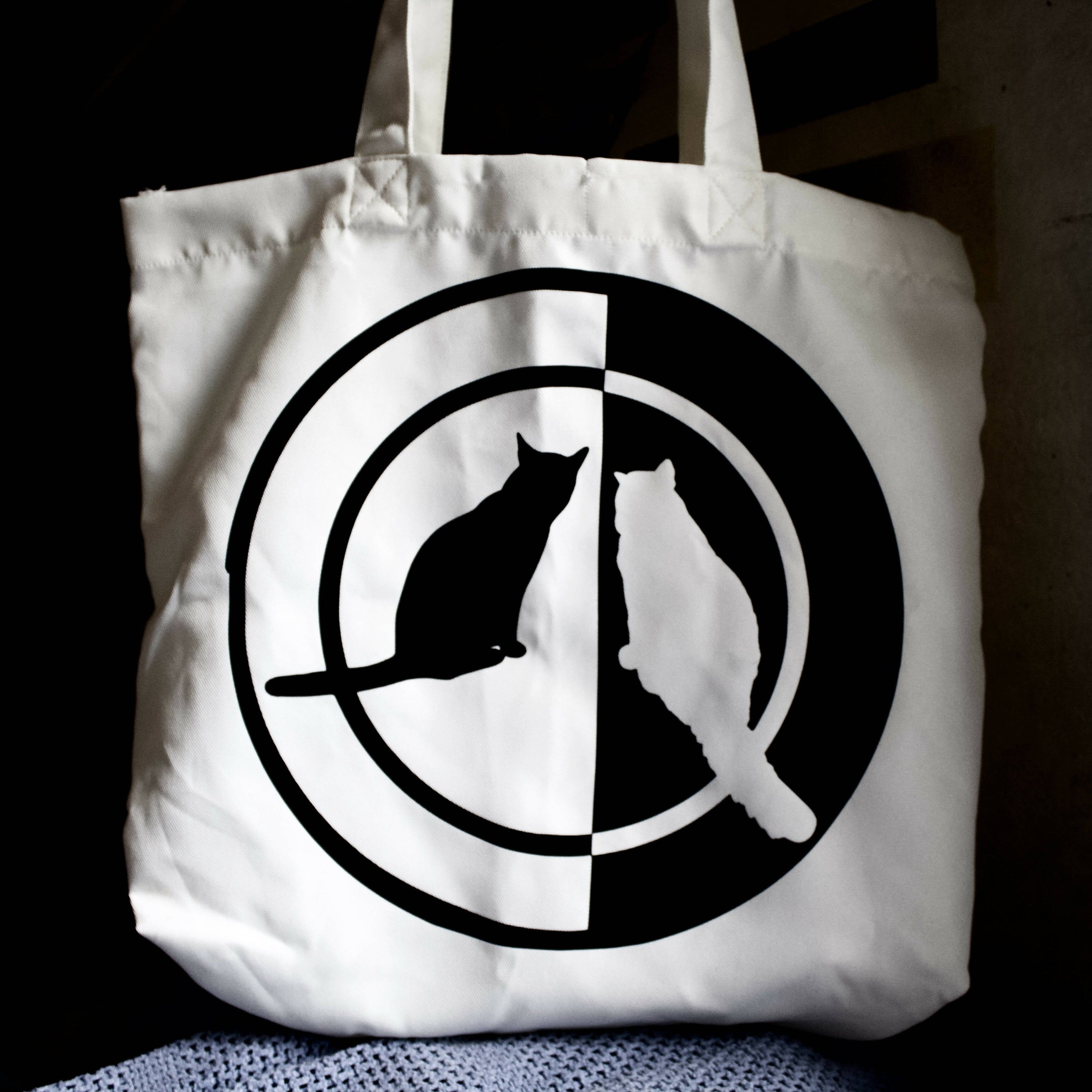 Yin Yang Kitties Tote Bag