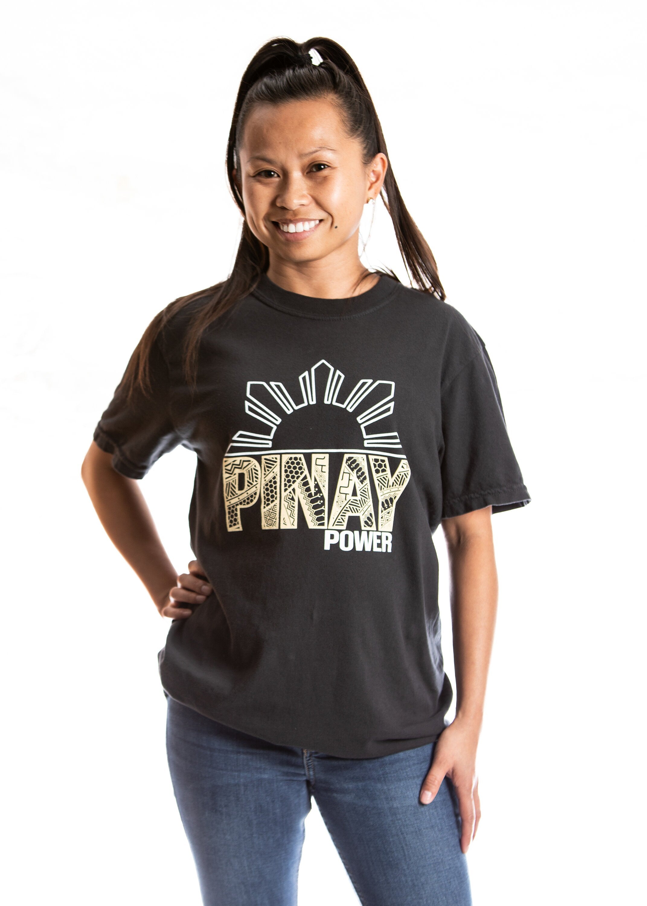 Pinay Power T-Shirt , Filipina T-Shirt, Pinay T-Shirt, Tribal Black T-shirt, Filipina Apparels, Filipino Apparels