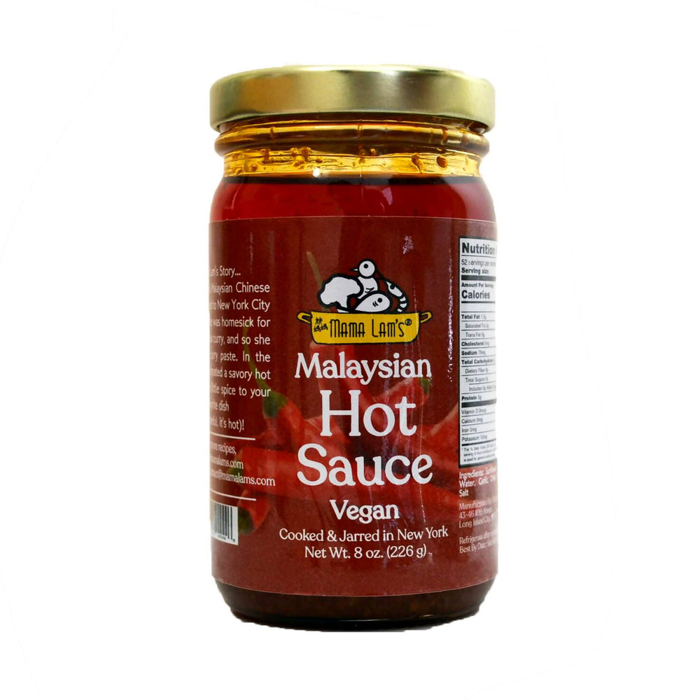 8oz Malaysian Vegan Hot Sauce