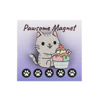 Cat Ice Cream Magnet Paw-some Cat Magnets