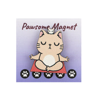 Cat Yoga Magnet Paw-some Cat Magnets