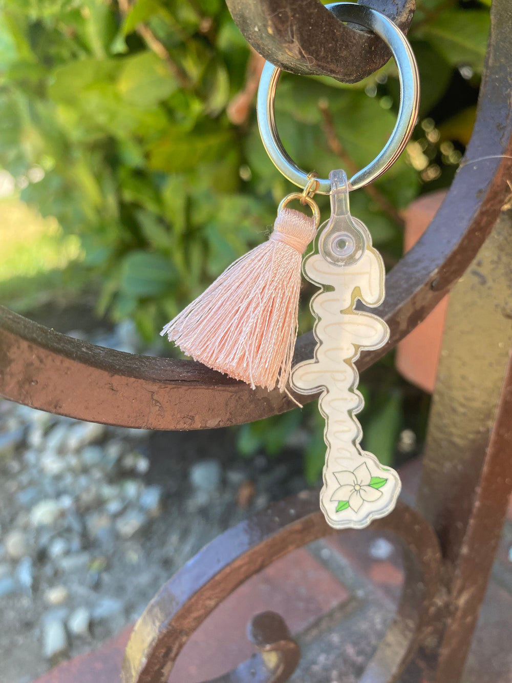 Filipina Keychain, Unique Keychain, Acrylic Keychain, Philippines, Pinay, Filipina, Filipino, Filipino Flower Keychain, Keychain for her