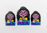 H.E.R. Sticker, Filipino, Pinoy, Philippines,, Filipina, Pinay, Weatherproof, Glossy,