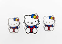 Hello Kitty Filipino Sun Sticker, Filipino, Pinoy, Philippines,, Filipina, Pinay, Weatherproof, Glossy,