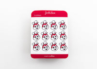 Jolibee Sticker Sheet, Sheet, Filipino Sticker,