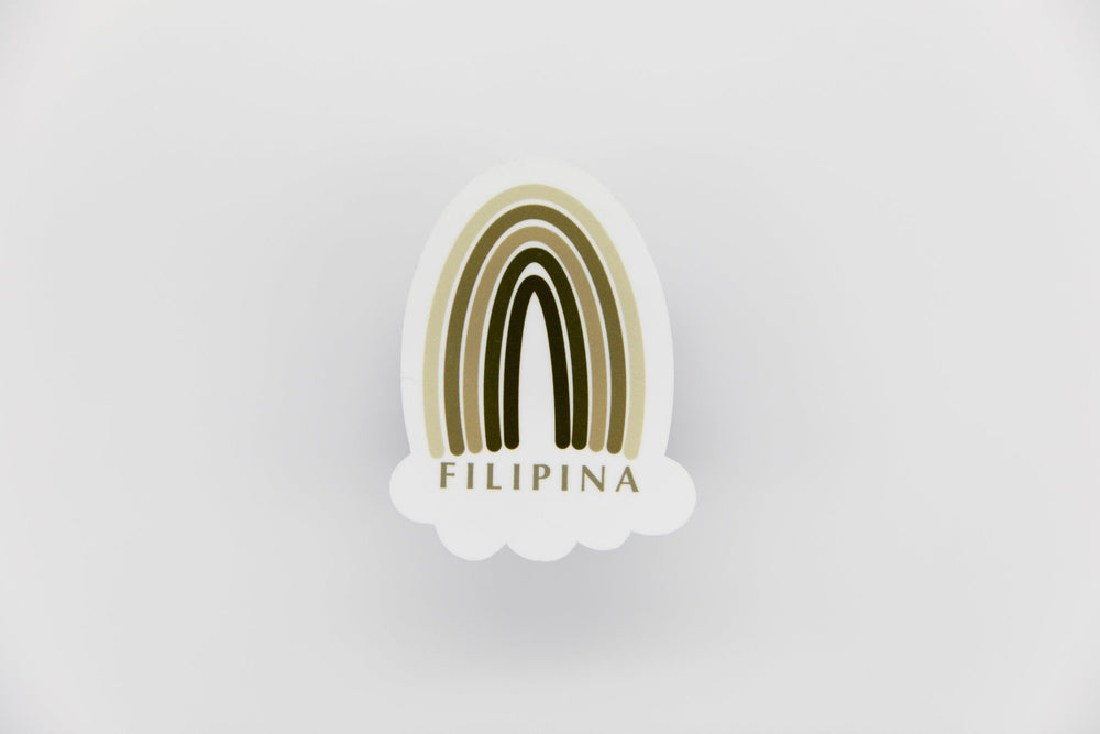 Mie Makes Filipina Sticker, Filipina Rainbow Sticker, Filipina Sticker, Filipino Sticker, Pinay Sticker, Filipina Decal, Philippines, Pinay Rainbow