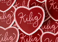 Mie Makes Kilig to the Bone Filipino Saying Sticker, Filipino Sticker, Valentine Sticker, Philippines, Hydroflask Sticker, Waterbottle Sticker, Heart