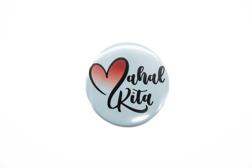 Mie Makes Mahal Kita Button, Round Filipino Button, Button Pins, Filipina